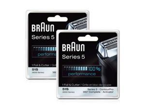 Braun 8000CP51s 2Pack Replacement Foil and Cutter Combo 2Pack