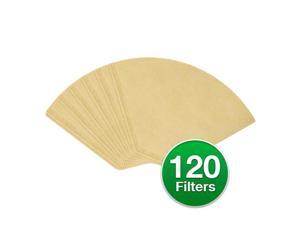 Replacement Coffee Paper Filter for Braun 624412 / #4 Cone Filters (3-Pack) Replacement Filter