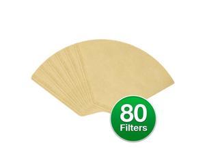 Replacement Coffee Paper Filter for Braun 624412 / #4 Cone Filters (2-Pack) Replacement Filter
