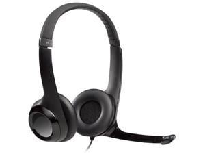 Logitech H390 USB Wired Headset 981000014 Noise Canceling Black