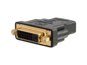 C2G 18402 C2G HDMI Female to DVI-D Female Adapter - 1 x HDMI Female Digital Audio/Video - 1 x DVI-D (Dual-Link) Female Digital Video - Black C2G 18402 C2G HDMI Female to DVI-D Female Adapter - 1 x HDMI Female Digital Audio/Video - 1 x DVI-D (Dual-Link) Female Digital Video - Black