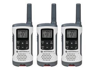 MOTOROLA T260TP Two Way Radio,White/Red,PK3