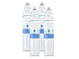 Replacement Refresh R-9490 Refrigerator Water Filter Compatible with LG ADQ73613401 & Kenmore 469490 (4 Pack)