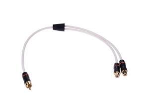 Fusion MS-RCAYF RCA Splitter 010-12622-00 RCA Splitter Cable Fusion MS-RCAYF RCA Splitter 010-12622-00 RCA Splitter Cable
