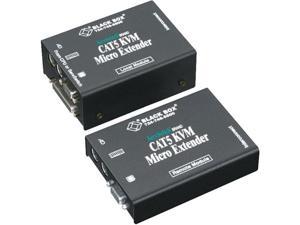 Black Box ACU3009A Black Box ServSwitch ACU3009A Micro KVM Console/Extender Kit - 1 Computer(s) - 150 ft Range - 2 x Network (RJ-45) - 4 x PS/2 Port - 2 x VGA