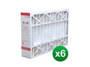 Fits Honeywell Furnace HW1625-8R 16x25x4 Air Filter MERV 11 (6 Pack)