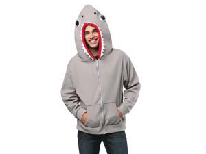 Funny Adult Shark Hood Zip Up Halloween Costume Hoodie Funny Adult Shark Hood Zip Up Halloween Costume Hoodie