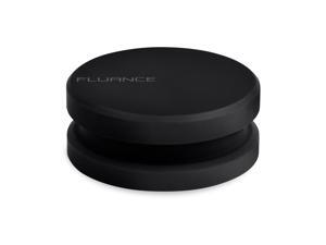 Fluance HiFi Vinyl Record Weight 760 gram Steel LP Disc Stabilizer Turntable Accessory with Rubberized Coating and Protective Velvet Pad for Vibration Damping (RW03) Fluance HiFi Vinyl Record Weight 760 gram Steel LP Disc Stabilizer Turntable Accessory with Rubberized Coating and Protective Velvet Pad for Vibration Damping (RW03)