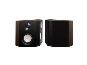 Fluance Reference High Performance 2-Way Bipolar Surround Speakers for Wide Dispersion Surround Sound in Home Theater Systems - Walnut/Pair (XL8BPW)