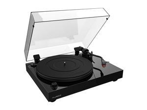 Fluance RT83 Reference High Fidelity Vinyl Turntable Record Player with Ortofon 2M Red Cartridge, Speed Control Motor, High Mass MDF Wood Plinth, Vibration Isolation Feet - Piano Black