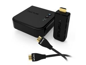 Nyrius ARIES Pro+ Wireless HDMI Video Transmitter & Receiver to Stream 1080p Video up to 165ft from Laptop, PC, Cable Box, Game Console, DSLR Camera with Bonus HDMI Cable (NPCS650)