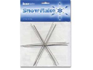 The Beadsmith Metal Wire Snowflake Forms - Fun Craft Beading Project 6 Inches The Beadsmith Metal Wire Snowflake Forms - Fun Craft Beading Project 6 Inches