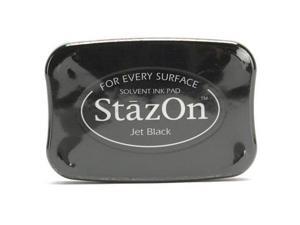 Tuskineko Stazon Jet Black Color Ink Pad For Stamps Tuskineko Stazon Jet Black Color Ink Pad For Stamps