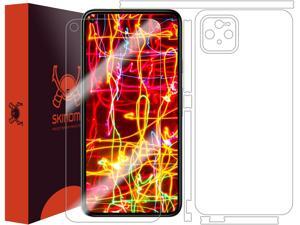 TechSkin Full Coverage Clear HD Film Screen Protector + Back Cover Skinomi Full Body Skin Protector Compatible with Sony Xperia XA Ultra