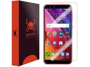 Skinomi Pink Carbon Fiber Full Body Skin Compatible with Asus Zenfone V Live TechSkin with Anti-Bubble Clear Film Screen Protector Full Coverage