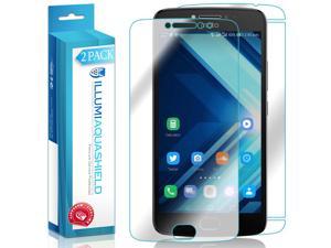 ILLUMI AquaShield Front  Back Protector Compatible with Motorola Moto E4 Plus 4th Gen2Pack HD Clear Screen Protector NoBubble TPU Film