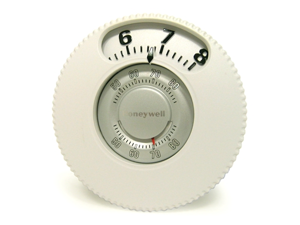 Honeywell T87N1026 Round Non-Programmable Heating & Cooling Thermostat (1H/1C) Honeywell T87N1026 Round Non-Programmable Heating & Cooling Thermostat (1H/1C)