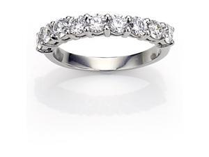 0.50 CTW 9-Stone Diamond Ring Set In 14K White Gold 0.50 CTW 9-Stone Diamond Ring Set In 14K White Gold