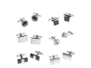 3pcs Assorted Mens Cufflink Collection 3pcs Assorted Mens Cufflink Collection