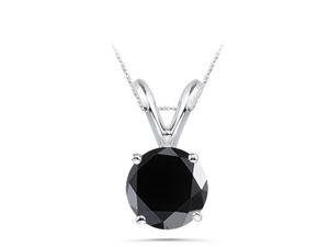 SightHolderDiamonds 2.50ctw Genuine Black Diamond Pendant Set In 14kt Gold SightHolderDiamonds 2.50ctw Genuine Black Diamond Pendant Set In 14kt Gold