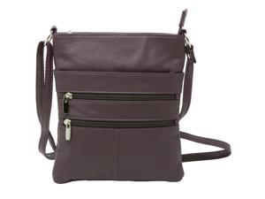 Genuine Leather Organizer Purse Mini Handbag Travel Bag Zippered Shoulder Purse Genuine Leather Organizer Purse Mini Handbag Travel Bag Zippered Shoulder Purse