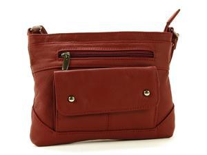 Women's Genuine Leather Handbag Cross Body Bag Shoulder Bag Organizer Mini Purse