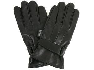 Alpine Swiss Men’s Leather Gloves Hook-and-Loop fastener Strap Thinsulate Lining Insulated 40 Grain