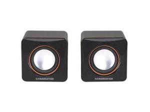 Manhattan 161435 2.0 Speaker System - 6 W RMS - Black - NF6212 Manhattan 161435 2.0 Speaker System - 6 W RMS - Black - NF6212
