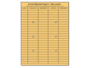 Light Brown Kraft String & Button Interoffice Envelope, 10 x 13, 100/Box - UNV63568 Light Brown Kraft String & Button Interoffice Envelope, 10 x 13, 100/Box - UNV63568