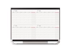 Quartet 4MCP23P2 Prestige 2 Total Erase Four-Month Calendar, 36 x 24, Graphite Color Frame, 1 Each Quartet 4MCP23P2 Prestige 2 Total Erase Four-Month Calendar, 36 x 24, Graphite Color Frame, 1 Each
