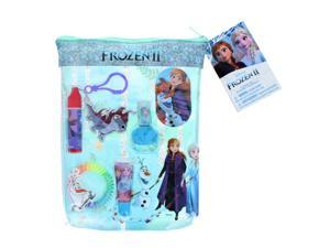Disney Frozen 2 Girls Cosmetics Beauty Makeup Travel Tote Gift Set with Keychain Lip Balm Disney Frozen 2 Girls Cosmetics Beauty Makeup Travel Tote Gift Set with Keychain Lip Balm