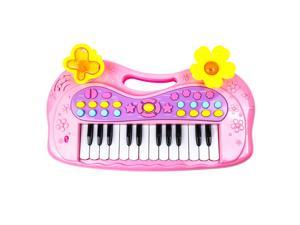 My Little Musician Pink Electronic Musical 16" Kids Piano Playtime Keyboard Set