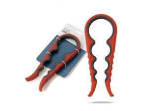 Beille Rubber 4 in 1 Non Slip Multipurpose Adjustable Easy Grip Jar Opener Tool