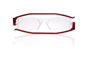 Reading Glasses Nannini Italy Vision Care Unisex Ultra Thin Readers - Red 1.0 Reading Glasses Nannini Italy Vision Care Unisex Ultra Thin Readers - Red 1.0