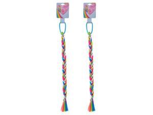 JoJo Siwa Girls Fishtail Hair Extension Pony Ties Sequins Kids Fashion Green 2pk JoJo Siwa Girls Fishtail Hair Extension Pony Ties Sequins Kids Fashion Green 2pk