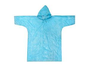 ASR Outdoor Emergency Poncho Blue Polyethylene Rain Gear Camping One Size 5pk ASR Outdoor Emergency Poncho Blue Polyethylene Rain Gear Camping One Size 5pk