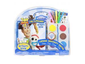 Disney Pixar Toy Story 4 Art Lapdesk Paint Color Design Stickers Travel Activity Book Stationery Set for Kids