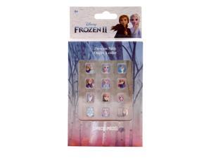 Disney Frozen 2 Girls Press On Nails Beauty Makeup Cosmetics Gift Set 12 Pieces Disney Frozen 2 Girls Press On Nails Beauty Makeup Cosmetics Gift Set 12 Pieces