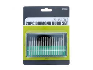 Universal Tool Assorted Diamond Burr Set 120-150 Grit .125 Inch Shank 20 Pieces Universal Tool Assorted Diamond Burr Set 120-150 Grit .125 Inch Shank 20 Pieces