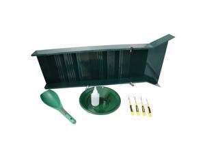ASR Outdoor Gold Sluice Box Gold Prospecting Kit, Pan Vial Snifter Trowel Crevice Tools