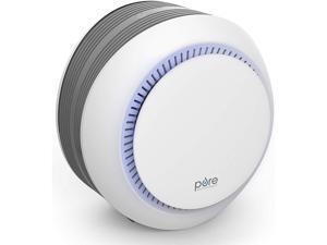 pure enrichment purezone halo 2-in-1 true hepa air purifier for home, office, bedroom and desktops with 3 fan speeds, auto-off pure enrichment purezone halo 2-in-1 true hepa air purifier for home, office, bedroom and desktops with 3 fan speeds, auto-off