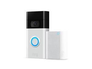 Ring Video Doorbell with Chime (2020 Release) - Satin Nickel Ring Video Doorbell with Chime (2020 Release) - Satin Nickel