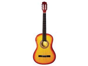 Kole Imports GTRACOA015LB 6-String Acoustic Guitar - Light Blonde