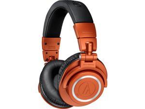 Audio Technica ATHM50XBT2OR Wireless Over-Ear Headphones (Limited Edition, Lantern Glow Metallic Orange)