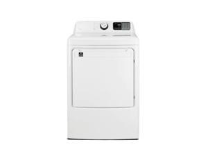 Midea MLE45N1BWW 7.5 Cu. Ft. White HE Top Load Electric Dryer with Sensor Dry