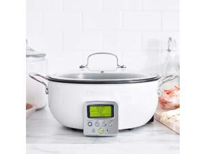 GreenPan CC005107001 6-Qt. Ceramic Nonstick Slow Cooker - Black, 1