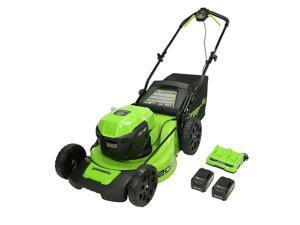 48V 20 inch Cordless Walk-Behind Lawn Mower with 2x 4Ah Battery