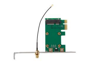 semoic Mini PCI-E Express to PCI-E Wireless Adapter with 3 Antenna WiFi for PC semoic Mini PCI-E Express to PCI-E Wireless Adapter with 3 Antenna WiFi for PC