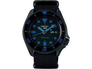 Seiko SRPD81 5 Sports 24-Jewel Automatic Watch - Black/Blue - Nylon Seiko SRPD81 5 Sports 24-Jewel Automatic Watch - Black/Blue - Nylon