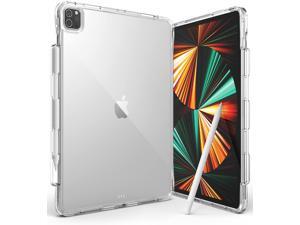 Ringke Fusion Plus Compatible with iPad Pro 12.9-inch (2021/2020/2018) Case, Transparent Shockproof Cover with Overcharge Preventing Pencil Holder - Clear Ringke Fusion Plus Compatible with iPad Pro 12.9-inch (2021/2020/2018) Case, Transparent Shockproof Cover with Overcharge Preventing Pencil Holder - Clear